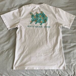 Southern Tide White Floral Skipjack T-Shirt